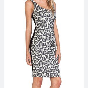 Diane von Furstenberg Size 8 Dress Arianna Leopard Print Dress Cocktail Formal